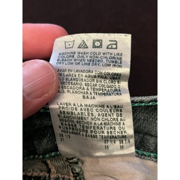 Wrangler Jeans Womens 0x36 Blue Bootcut 07MWZKS Embellished Back Pocket Denim - Picture 10 of 10